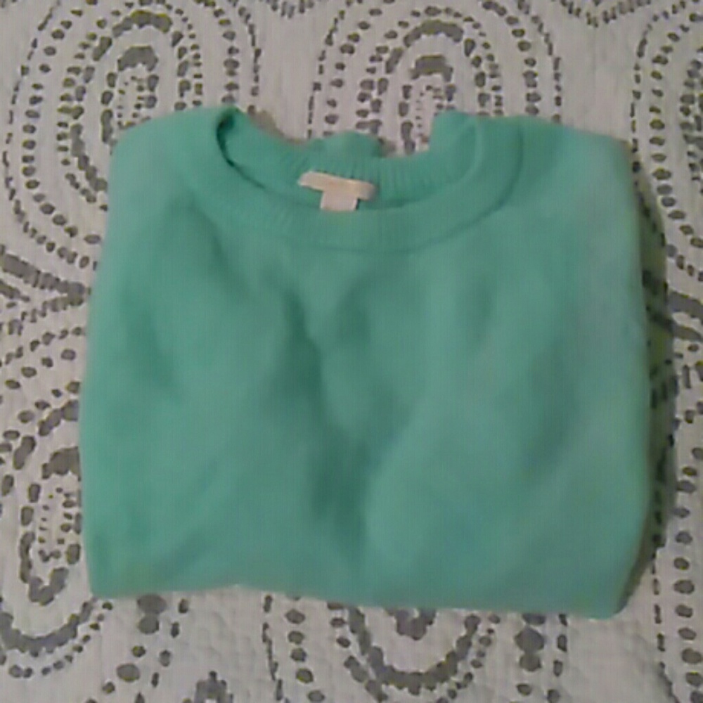 Forever 21 mint high low sweater